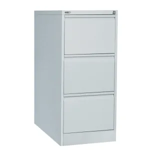 Rapidline 3 Drawer GO Vertical Filing Cabinet - Silver Grey