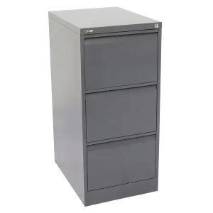 Rapidline 3 Drawer GO Vertical Filing Cabinet - Graphite Ripple