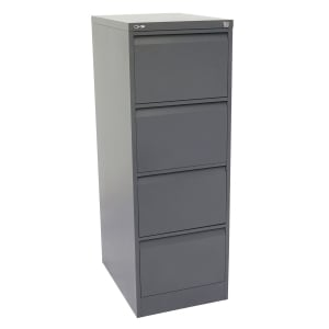 Rapidline 4 Drawer GO Vertical Filing Cabinet - Graphite Ripple