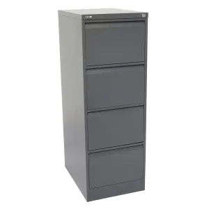 Rapidline 4 Drawer GO Vertical Filing Cabinet - Graphite Ripple