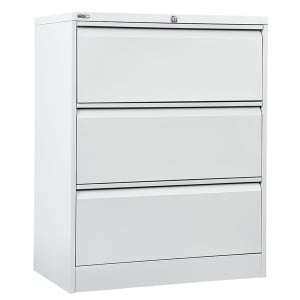 Rapidline 3 Drawer GO Lateral Filing Cabinet - White China