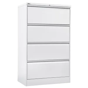Rapidline 4 Drawer GO Lateral Filing Cabinet - White China