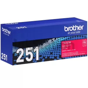 Genuine Brother TN-251M Magenta Toner Cartridge - 1,400 pages