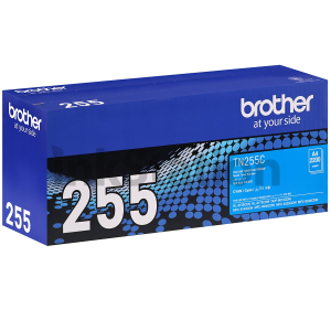 Genuine Brother TN-255C Cyan High Yield Toner Cartridge - 2,200 pages