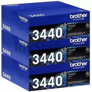 3 x Genuine Brother TN-3440 Toner High Yield - 8,000 pages