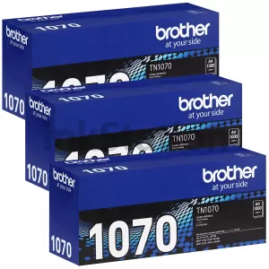 3 x Genuine Brother TN-1070 Toner - 1,000 pages