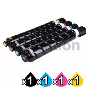 4 Pack Canon NPG-88 (GPR-66) Compatible Toner Cartridges Combo [1BK,1C,1M,1Y]
