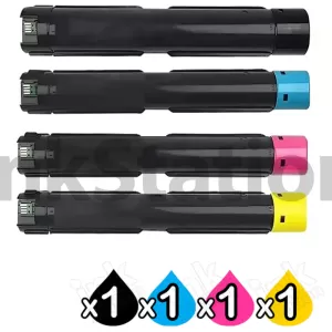 4 Pack Fuji Xerox DocuCentre-V C2263 / C2265, ApeosPort C2060 / C2560 / C3060 Compatible Toner Cartridges (CT202488-CT202491)