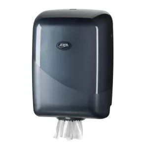 Royal Touch Centre Pull Hand Towel Dispenser (Black)