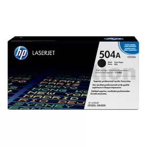 HP CE250A (504A) Genuine Black Toner Cartridge - 5,000 Pages