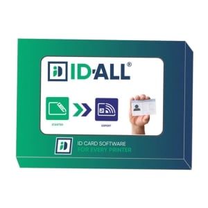 ID-All Expert Edition Card Design Software Upgrade from Starter Edition - Supports Open Database Connectivity & Fingerprint acquisition & Contact Smartcard encoding