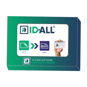 ID-All Expert Edition Card Design Software Upgrade from Starter Edition - Supports Open Database Connectivity & Fingerprint acquisition & Contact Smartcard encoding