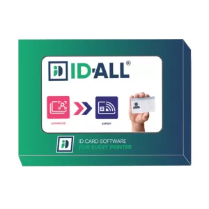 ID-All Expert Edition Card Design Software Upgrade from Advanced Edition - Supports Open Database Connectivity & Fingerprint acquisition & Contact Smartcard encoding