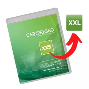 Cardpresso XXL Edition Card Design Software Upgrade From XXS - Supports DESFire & Web Print Server & Net License up to 16 PCs