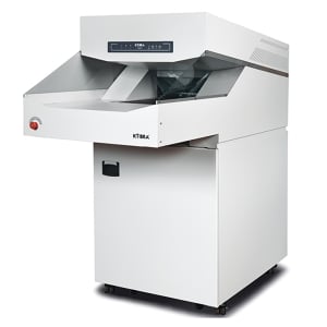 KOBRA 430 TS C2 65-Sheet Cross Cut Industrial Shredder with Conveyor Belt, Touch Screen & 470L Waste Container (Security Level P-5)