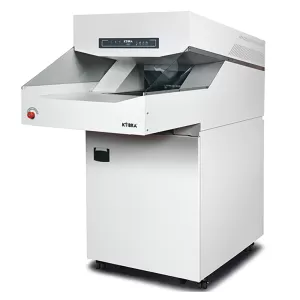 KOBRA 430 TS C2 65-Sheet Cross Cut Industrial Shredder with Conveyor Belt, Touch Screen & 470L Waste Container (Security Level P-5)