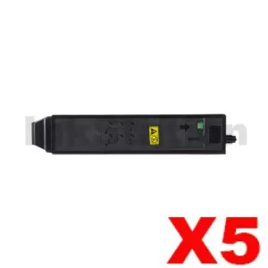 5 x Non-Genuine alternative for TK-8119K Black Toner Cartridge suitable for Kyocera ECOSYS M8130CIDN, M8124CIDN - 12,000 pages