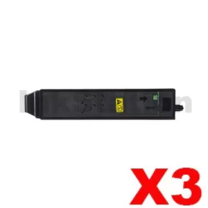 3 x Non-Genuine alternative for TK-8319K Black Toner Cartridge suitable for Kyocera TASKalfa 2550ci - 12,000 pages