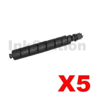 5 x Non-Genuine alternative for TK-8339K Black Toner Cartridge suitable for Kyocera TASKalfa 3252CI, 3253CI - 25,000 pages