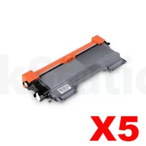 5 x Compatible Brother TN-2250 Toner - 2,600 pages