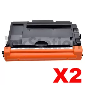 2 x Compatible Brother TN-3605XL High Yield Toner Cartridge - 6,000 pages