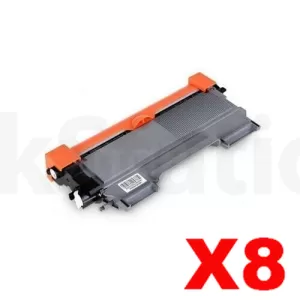 8 x Compatible Brother TN-2250 Toner - 2,600 pages