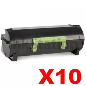 10 x Lexmark 56F6000 Compatible MS421 / MS521 / MS622 / MX421 / MX522 / MX622 Black Toner Cartridge - 6,000 pages