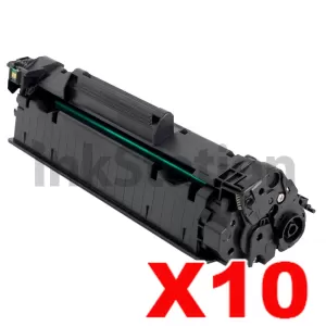 10 x HP CF283A (83A) Compatible Black Toner Cartridge - 1,500 Pages