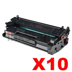 10 x HP 76X CF276X High Yield Compatible Black Toner Cartridge - 10,000 Pages