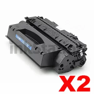 2 x HP Q5949X (49X) Compatible Black Toner Cartridge - 6,000 Pages