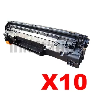 10 x HP CB435A (35A) Compatible Black Toner Cartridge - 2,000 Pages