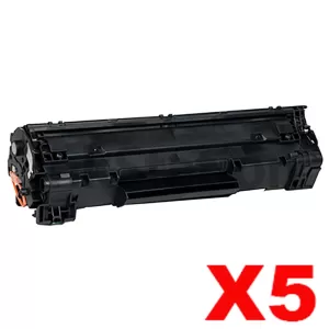 5 x Canon CART-312 Black Compatible Toner Cartridge 2,000 Pages(Extra High Capacity)