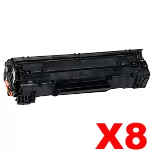 8 x Canon CART-312 Black Compatible Toner Cartridge 2,000 Pages(Extra High Capacity)