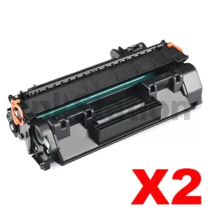 2 x Canon CART-319 Black Compatible Toner Cartridge - 2,100 pages