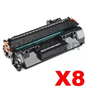 8 x Canon CART-319 Black Compatible Toner Cartridge - 2,100 pages