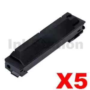 5 x Non-Genuine alternative for TK-5199K Black Toner Cartridge suitable for Kyocera TASKalfa 306ci 307ci 308ci - 15,000 pages