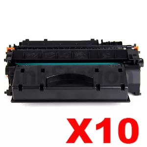 10 x Canon CART-319II Black High Yield Compatible Toner Cartridge - 6,400 pages