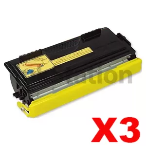 3 x Compatible Brother TN-6600 Black Toner Cartridge 6,000 pages