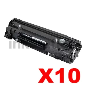 10 x HP CE285A (85A) Compatible Black Toner Cartridge - 1,600 Pages