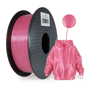 1 x Glitter PLA 3D Filament 1.75mm Shining Pink - 1KG