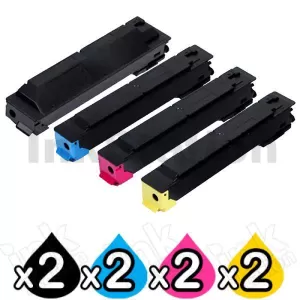 2 Sets of 4 Pack Non-Genuine alternative for TK-5199 Toner Combo suitable for Kyocera TASKalfa 306ci 307ci 308ci [2BK,2C,2M,2Y]