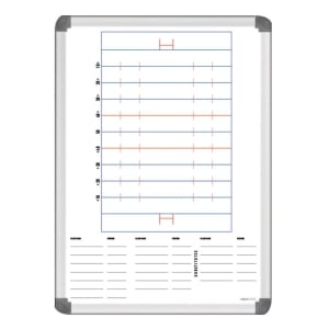 Visionchart Sports Team Logo Coaches Tactical Whiteboard 600 x 400mm Rugby Union