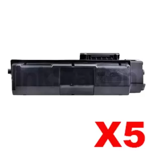 5 x Non-Genuine TK-1254 Black Toner Kit for Kyocera PA3500X - 3,000 pages