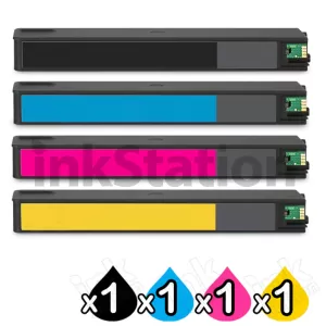 4 Pack HP 975A Compatible Inkjet Combo L0R88AA - L0R97AA [1BK,1C,1M,1Y]