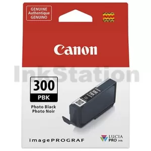 Genuine Canon PFI-300PBK Photo Black Ink Cartridge