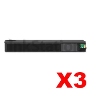 3 x HP 975A Compatible Black Inkjet Cartridge L0R97AA - 3,500 Pages