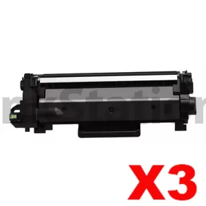 3 x Compatible Brother TN-2530XXL Super High Yield Toner Cartridge - 5,000 pages