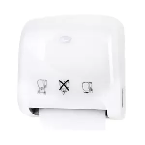 Royal Touch Jaws Mini Autocut Hand Towel Dispenser (Pearl White)