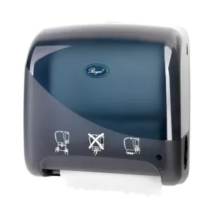 Royal Touch Jaws Mini Autocut Hand Towel Dispenser (Pearl Black)