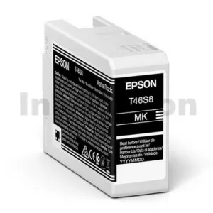 Epson T46S8 Matte Black UltraChrome Pro10 Genuine Ink Cartridge 25ml C13T46S800 / C13T46S80N